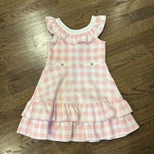 Pink and white cotton dress - Janie and jack - size 5